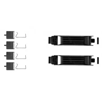 Kit d'accessoires, plaquette de frein à disque TEXTAR 82548300