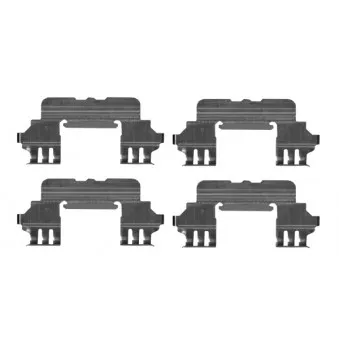 Kit d'accessoires, plaquette de frein à disque TEXTAR 82548900
