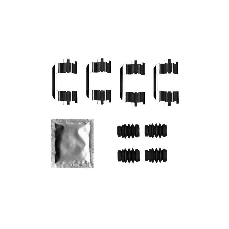 Kit d'accessoires, plaquette de frein à disque TEXTAR 82549100