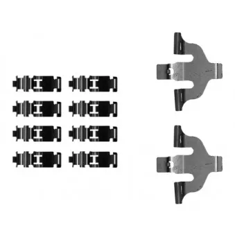 Kit d'accessoires, plaquette de frein à disque TEXTAR 82549300
