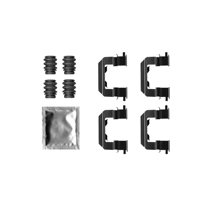 Kit d'accessoires, plaquette de frein à disque TEXTAR 82549500
