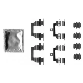 Kit d'accessoires, plaquette de frein à disque TEXTAR 82549800