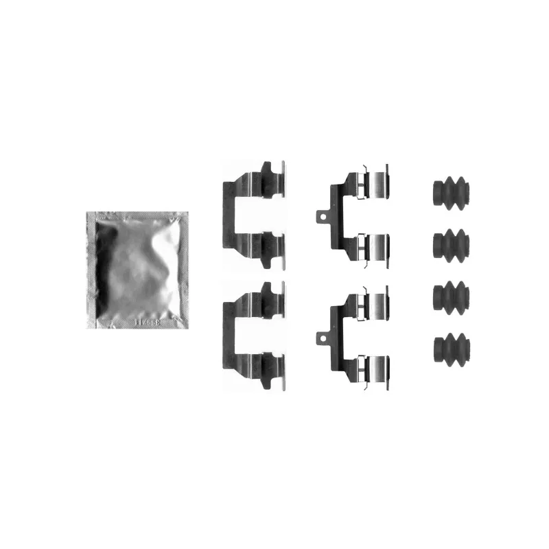 Kit d'accessoires, plaquette de frein à disque TEXTAR 82549800