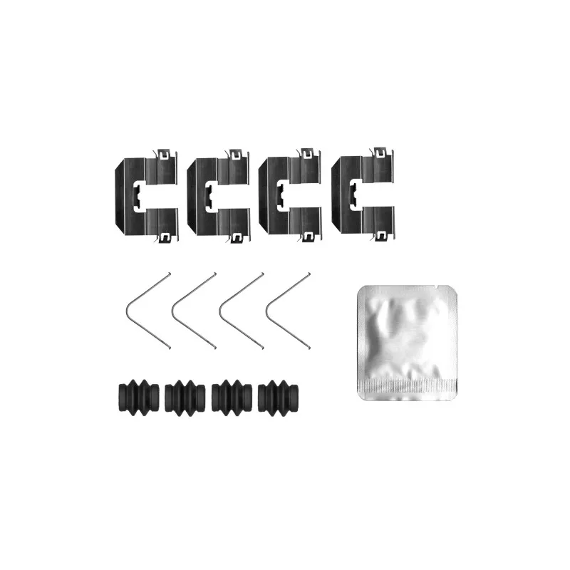 Kit d'accessoires, plaquette de frein à disque TEXTAR 82550000