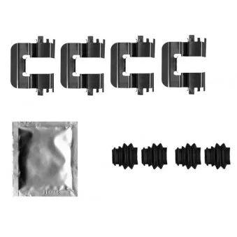Kit d'accessoires, plaquette de frein à disque TEXTAR 82550100