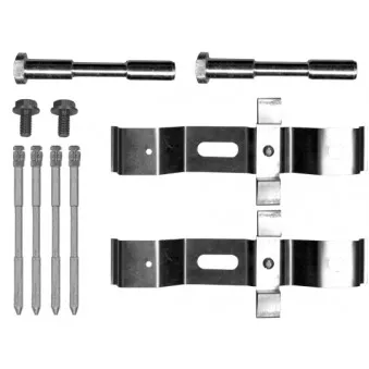Kit d'accessoires, plaquette de frein à disque TEXTAR 82550500