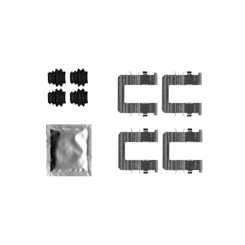 Kit d'accessoires, plaquette de frein à disque TEXTAR 82550700