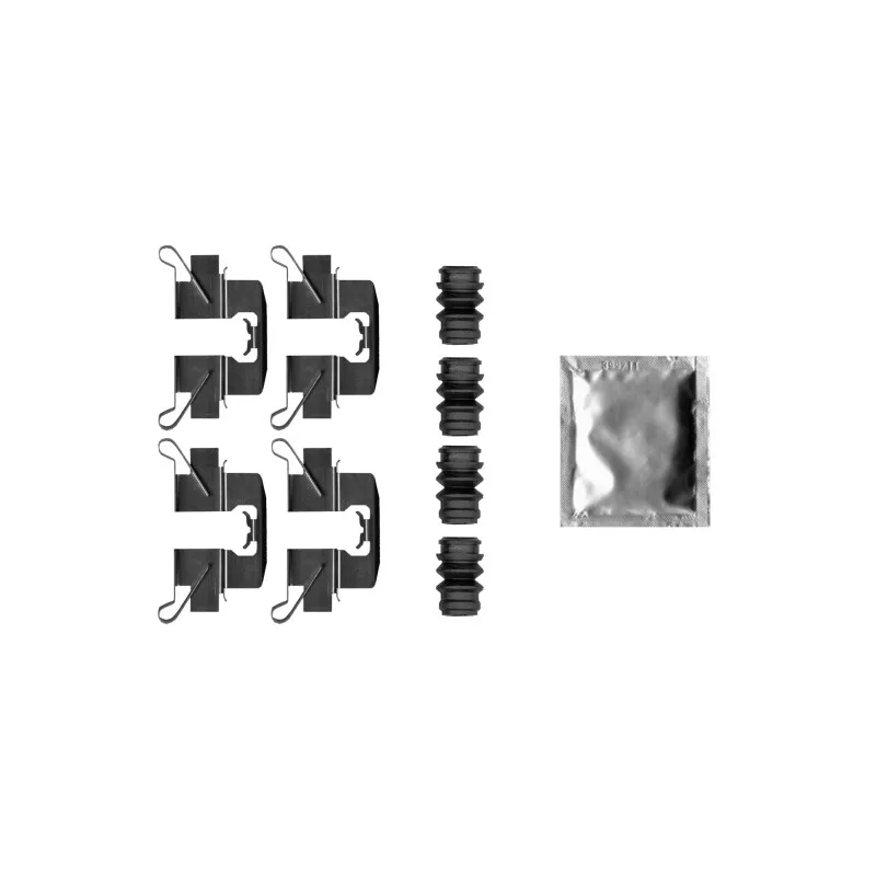 Kit d'accessoires, plaquette de frein à disque TEXTAR 82550900
