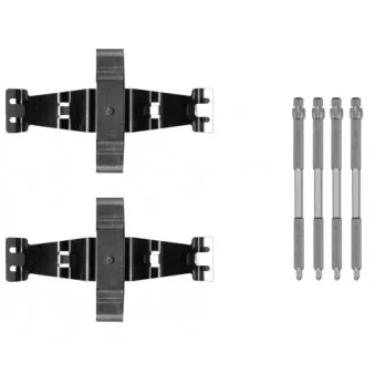 Kit d'accessoires, plaquette de frein à disque TEXTAR 82551400