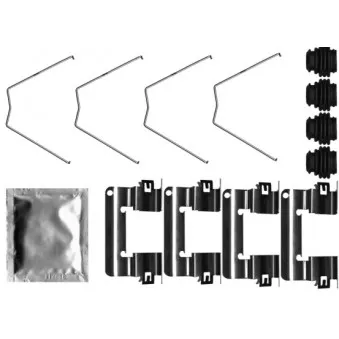 Kit d'accessoires, plaquette de frein à disque TEXTAR 82552100