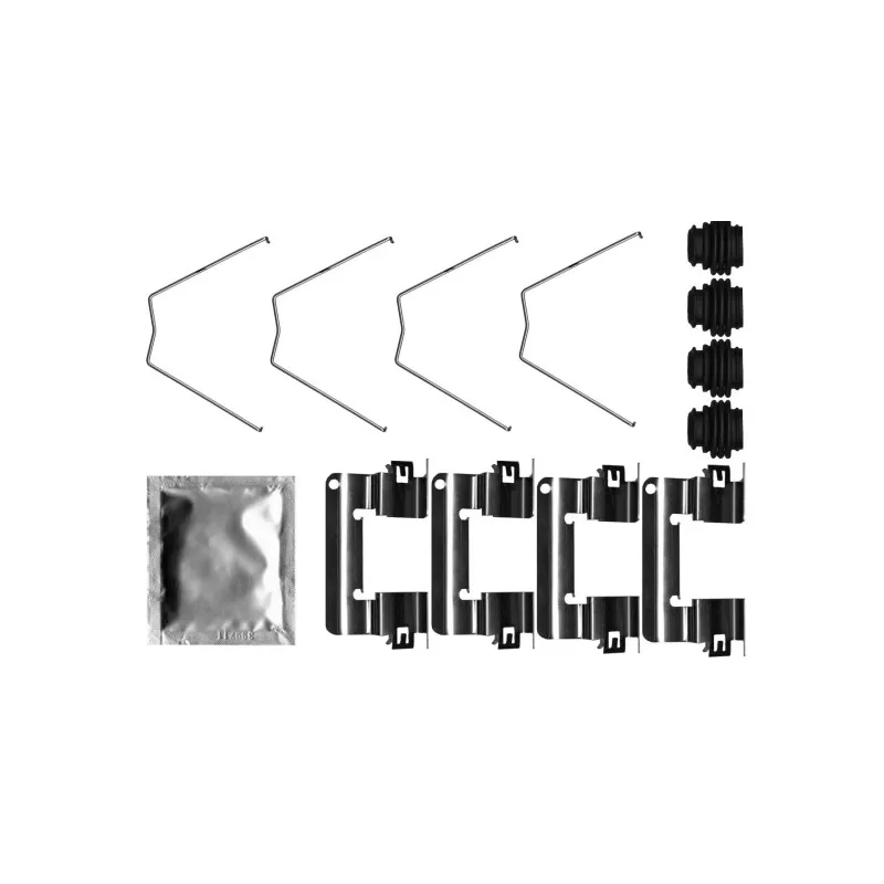 Kit d'accessoires, plaquette de frein à disque TEXTAR 82552100