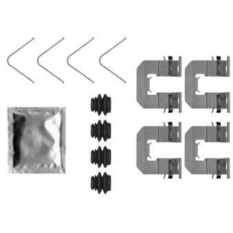 Kit d'accessoires, plaquette de frein à disque TEXTAR 82552200