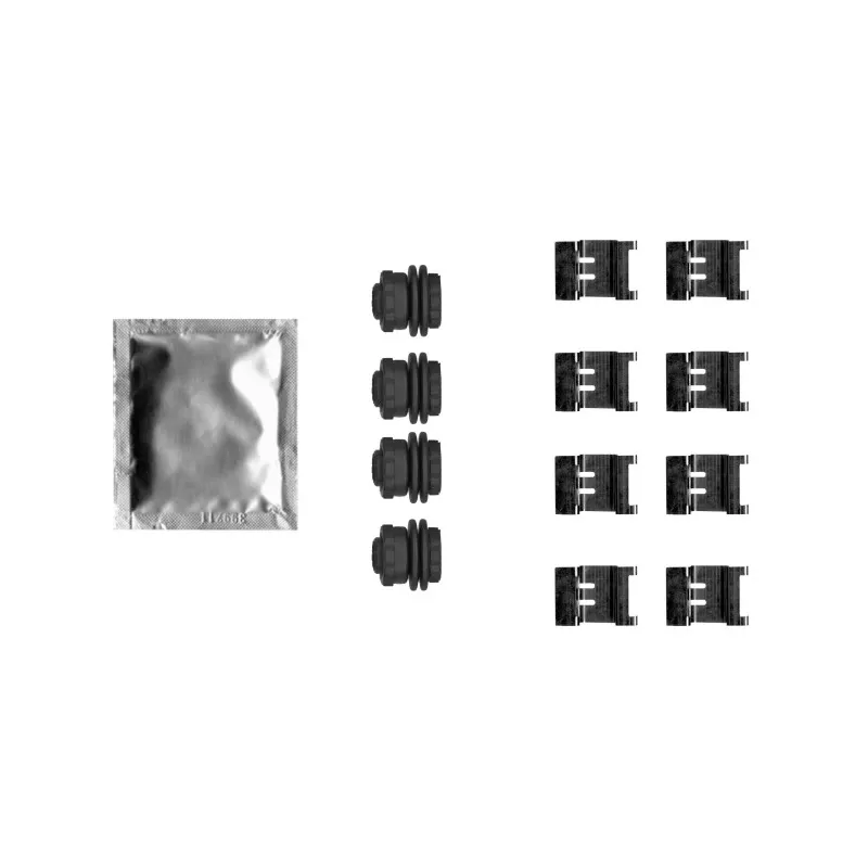 Kit d'accessoires, plaquette de frein à disque TEXTAR 82552500