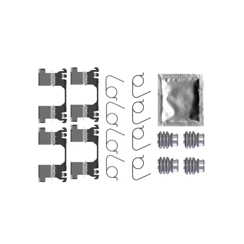 Kit d'accessoires, plaquette de frein à disque TEXTAR 82552600
