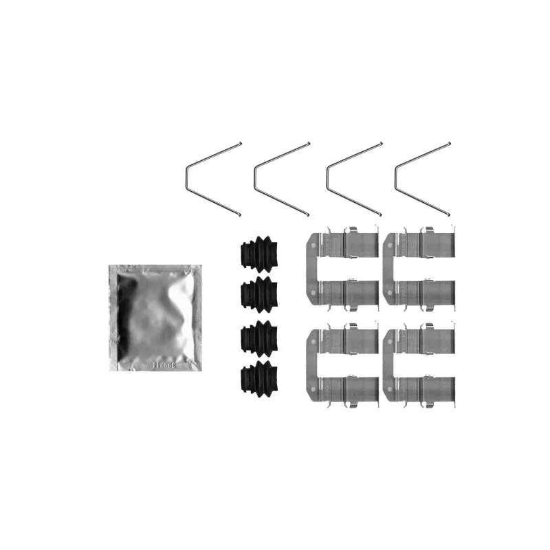 Kit d'accessoires, plaquette de frein à disque TEXTAR 82552700