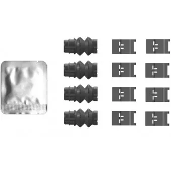 Kit d'accessoires, plaquette de frein à disque TEXTAR 82553100