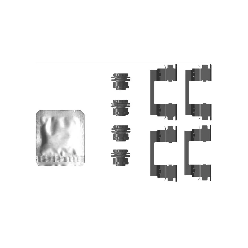 Kit d'accessoires, plaquette de frein à disque TEXTAR 82553300
