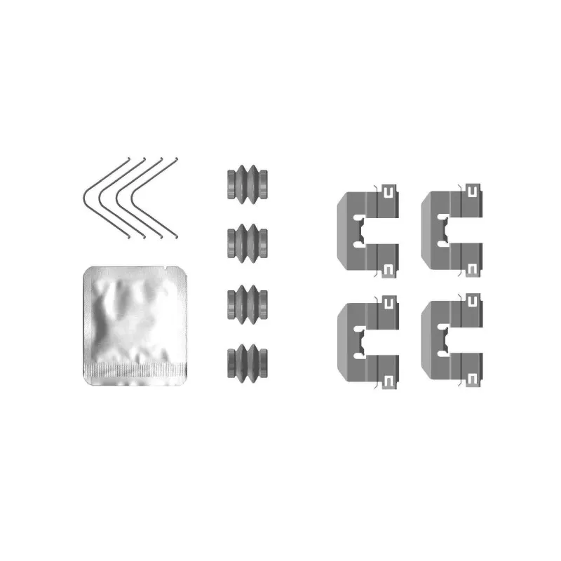 Kit d'accessoires, plaquette de frein à disque TEXTAR 82553600