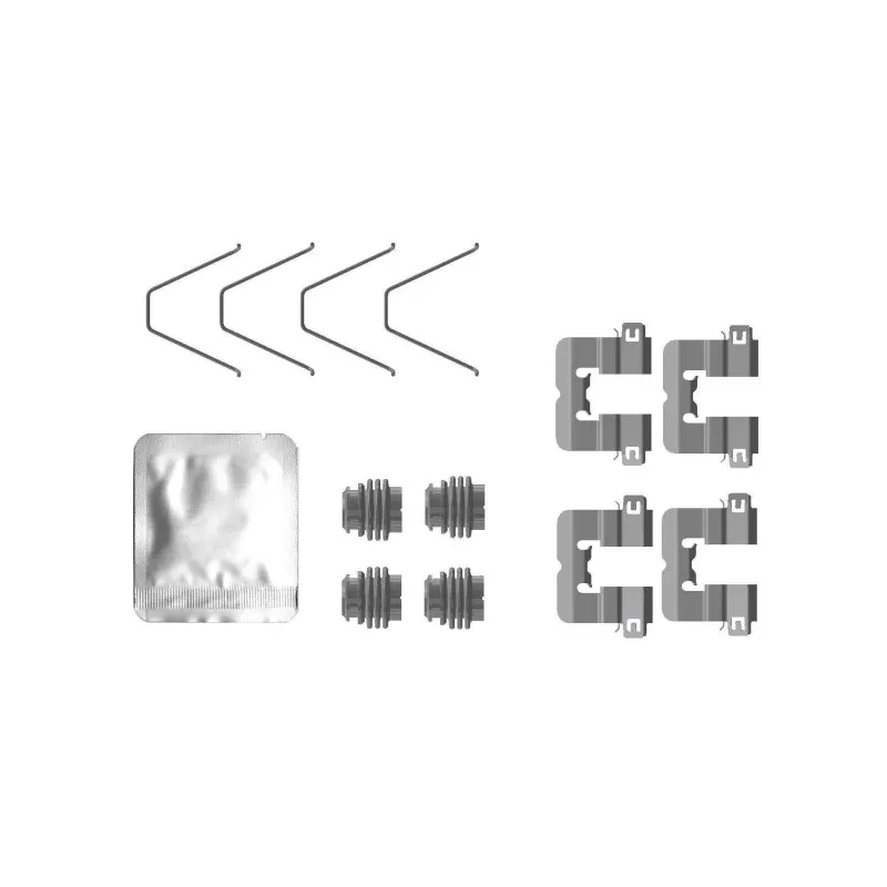 Kit d'accessoires, plaquette de frein à disque TEXTAR 82553800