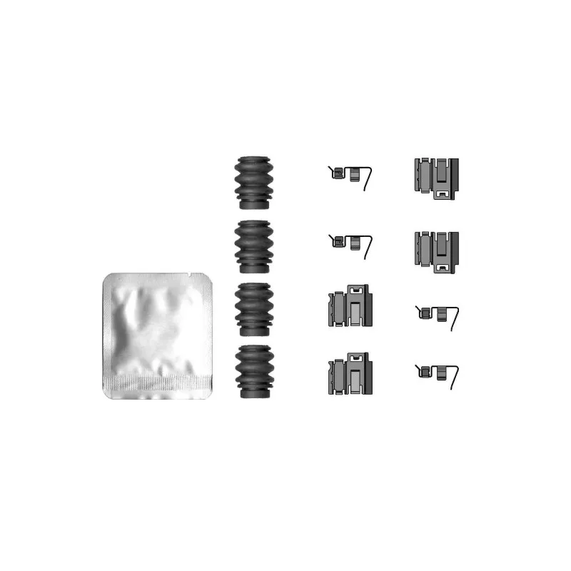 Kit d'accessoires, plaquette de frein à disque TEXTAR 82554000