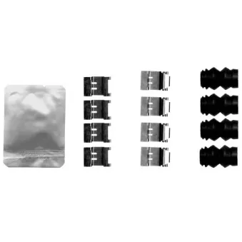 Kit d'accessoires, plaquette de frein à disque TEXTAR 82554200