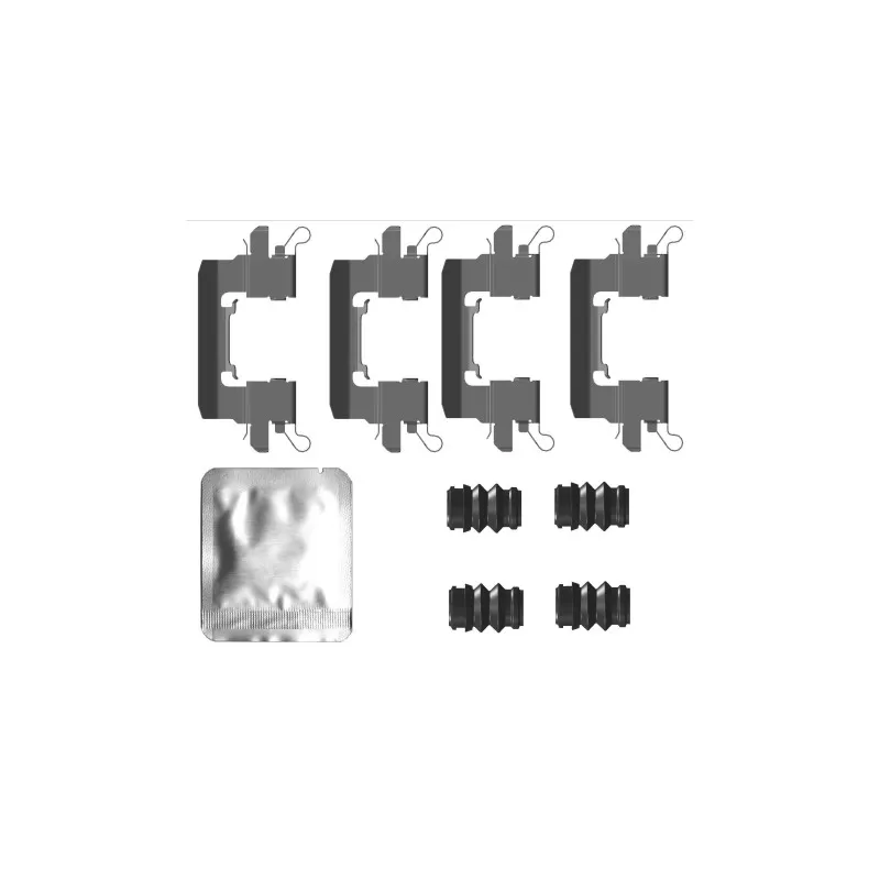 Kit d'accessoires, plaquette de frein à disque TEXTAR 82554700