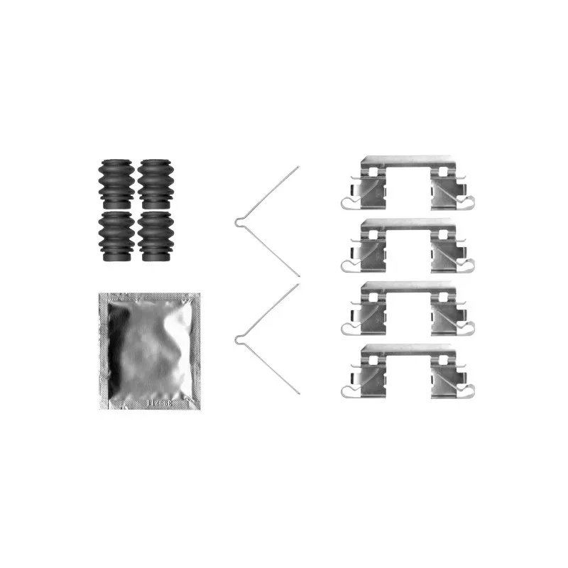 Kit d'accessoires, plaquette de frein à disque TEXTAR 82554800