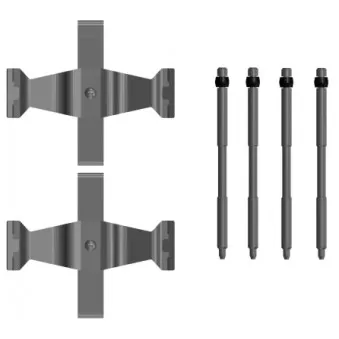 Kit d'accessoires, plaquette de frein à disque TEXTAR 82555400