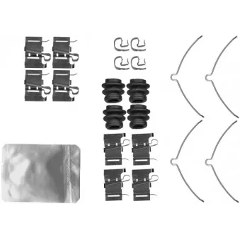 Kit d'accessoires, plaquette de frein à disque TEXTAR 82555600