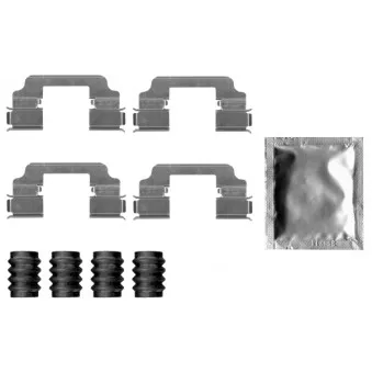 Kit d'accessoires, plaquette de frein à disque TEXTAR 82555700