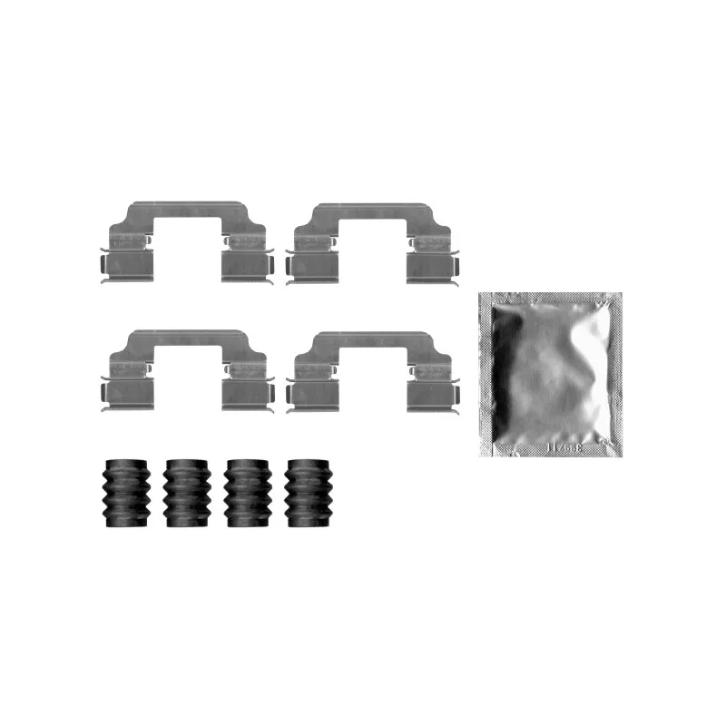 Kit d'accessoires, plaquette de frein à disque TEXTAR 82555700