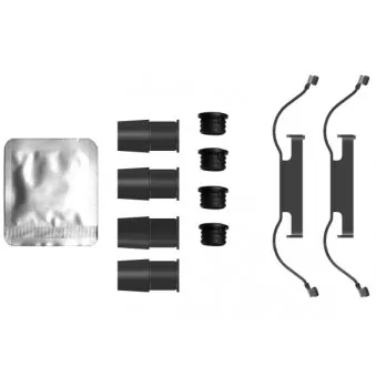 Kit d'accessoires, plaquette de frein à disque TEXTAR 82555800