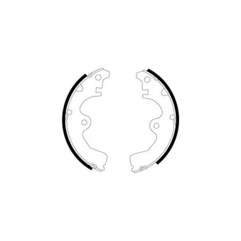 Jeu de mâchoires de frein TEXTAR