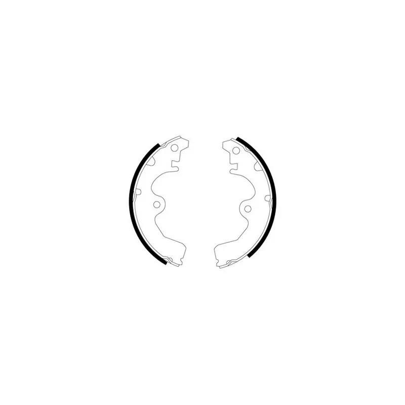 Jeu de mâchoires de frein TEXTAR 91036100