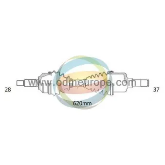 Arbre de transmission ODM-MULTIPARTS 18-161710