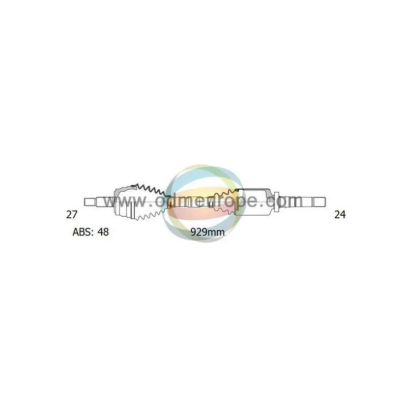 Arbre de transmission ODM-MULTIPARTS 18-162101