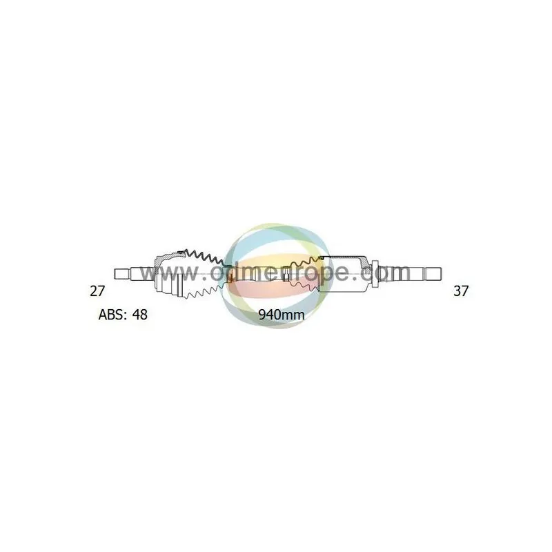 Arbre de transmission ODM-MULTIPARTS 18-162131