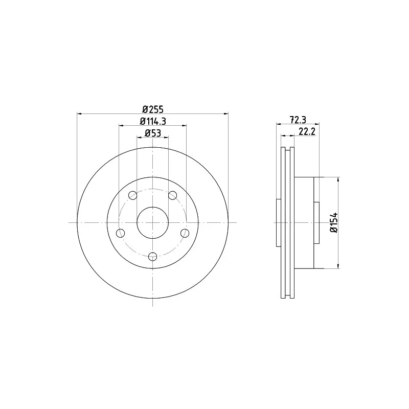 Jeu de 2 disques de frein avant TEXTAR 92079000