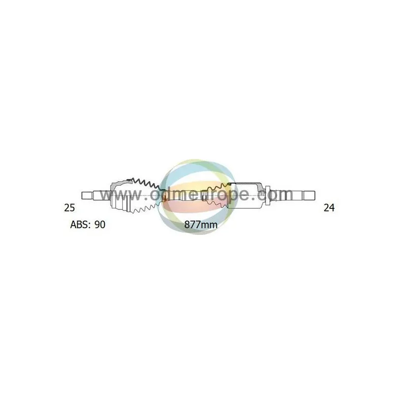 Arbre de transmission ODM-MULTIPARTS 18-162452