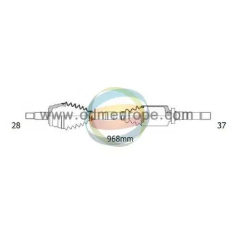 Arbre de transmission ODM-MULTIPARTS 18-162540