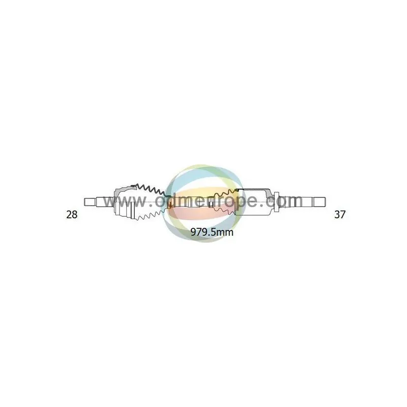 Arbre de transmission ODM-MULTIPARTS 18-162580