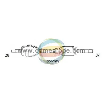 Arbre de transmission ODM-MULTIPARTS 18-162600