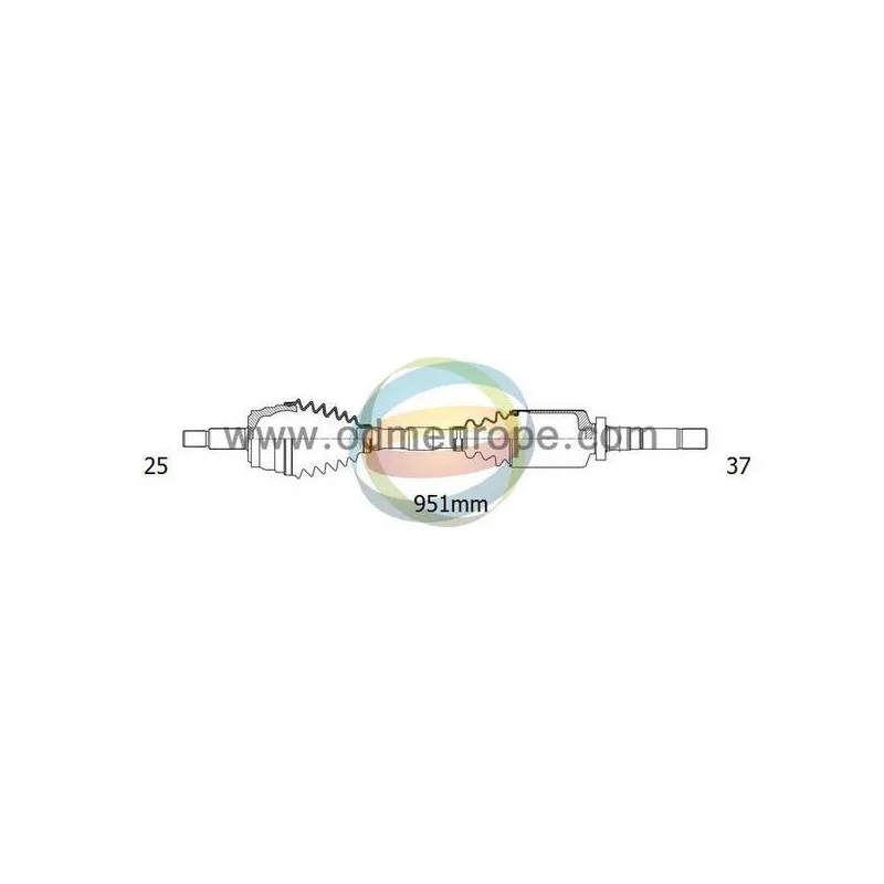 Arbre de transmission ODM-MULTIPARTS 18-162660
