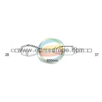 Arbre de transmission ODM-MULTIPARTS 18-162710
