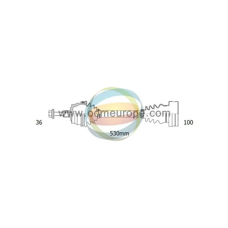 Arbre de transmission ODM-MULTIPARTS 18-211070