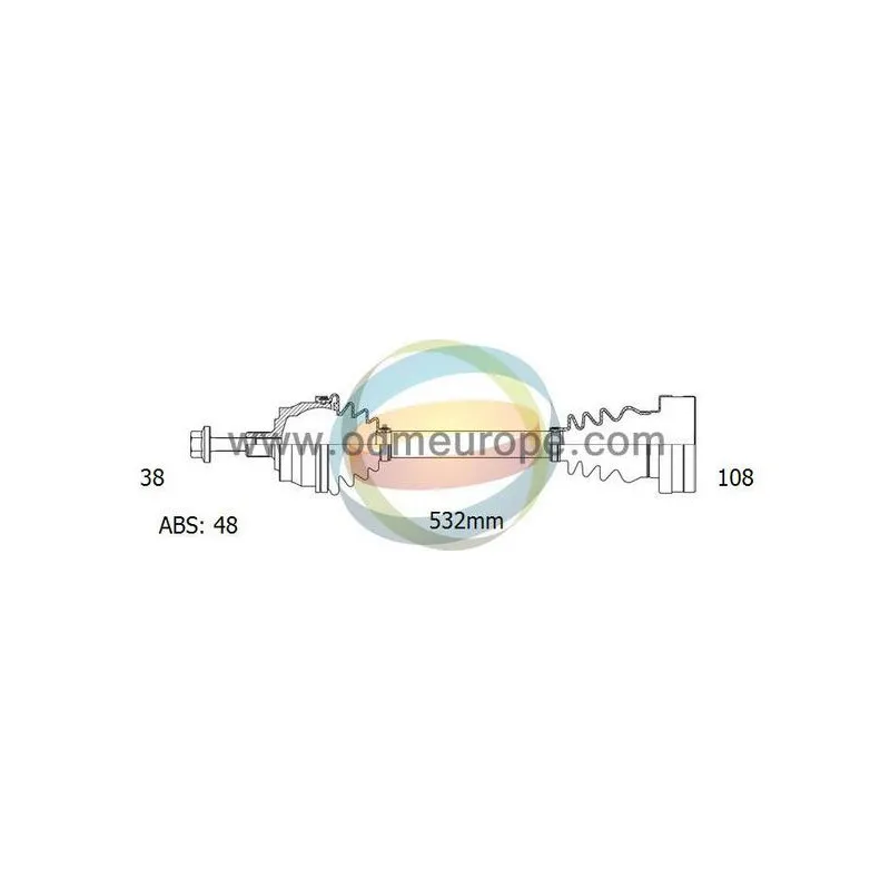 Arbre de transmission ODM-MULTIPARTS 18-211081