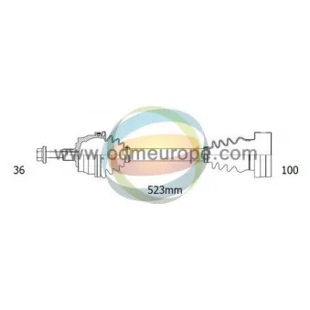 Arbre de transmission ODM-MULTIPARTS 18-211190