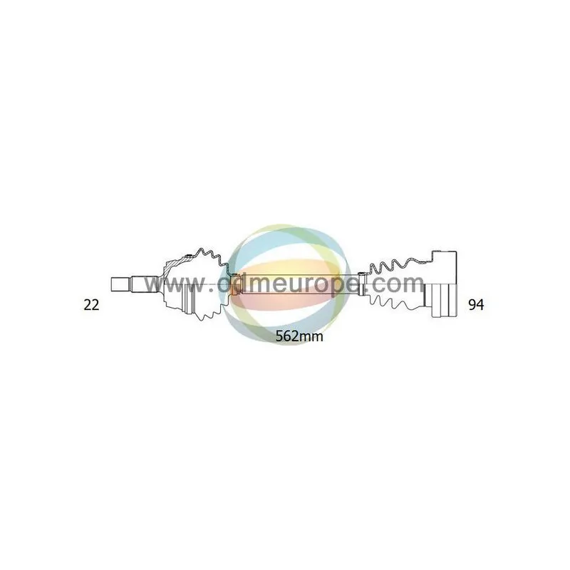 Arbre de transmission ODM-MULTIPARTS 18-211200