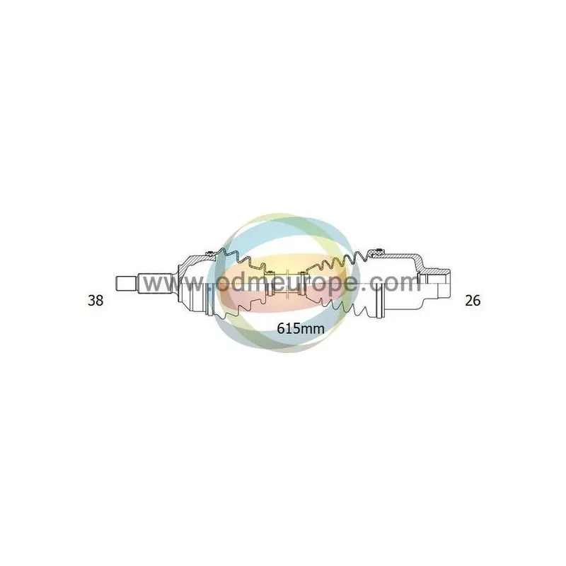 Arbre de transmission ODM-MULTIPARTS 18-211470