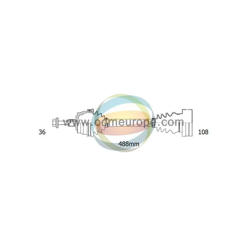 Arbre de transmission ODM-MULTIPARTS 18-211500